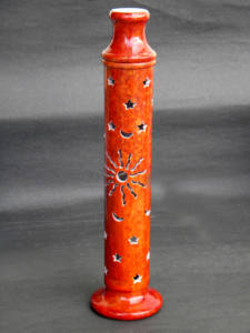 Brûleur d'encens en pierre naturelle de stéatite, sculpture fine, porte-parfum aromatique, brûleur d'essence - Product Image 3