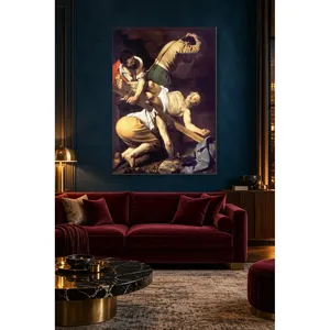 Impression sur toile de la crucifixion de Saint Pierre par Fida Caravaggio - Product Image 4