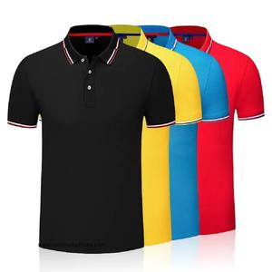 Vente en gros 100% coton T-shirts polo pour hommes, doux, respirant, court brodé, impression personnalisée, prix du maillot grande taille - Product Image 1