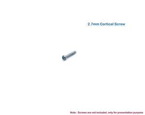 แผ่นบันทึกดีซีพีสเตนเลสสตีลขนาด2.7มม. เครื่องมือสัตวแพทย์10ชิ้นได้รับการรับรองจาก CE - Product Image 5