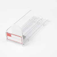 Présentoir de supermarché réglable en plastique transparent, organisateur de rayonnages, séparateur léger et écologique, à ressort pour cigarettes