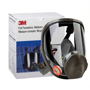 Masque respiratoire en silicone réutilisable 3M 6800, masque intégral, léger, confortable, facile à utiliser, protection contre les particules, les gaz et les vapeurs - Product Image 1