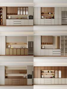 Gabinete de Almacenamiento Exterior Moderno Estilo Americano, MFC MDF, Puertas con Recubrimiento Acrílico, Tamaños Personalizables, Modular para Cocina de Madera - Product Image 6