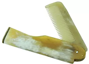 หวีเขาวัวทำจากเขาควาย,หวีพับได้หวีเขาวัวธรรมชาติทำจากหวีขนาดพกพาหวีจัดแต่งทรงผมหวีเขาพับได้ - Product Image 4