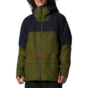 2025 entièrement personnalisé à la mode ski en plein air hommes coupe-vent imperméable respirant séchage rapide 100% veste de Ski en Polyester - Product Image 1