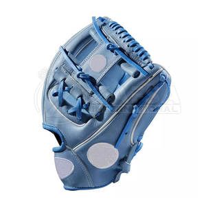 2024 Gants de baseball en cuir à la mode pour hommes personnalisés Gants de champ extérieur à taux de gros - Product Image 4