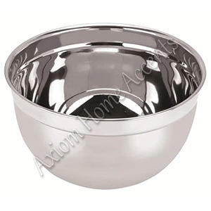 Axiom Home Accents Bol à fruits de qualité supérieure Gravures contemporaines en aluminium argenté conçues à la main Revêtement brillant brillant brillant pour les aliments - Product Image 2