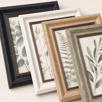 Cadre photo en bois avec plexiglas, vente en gros, cadre photo de bureau en bois MDF, lot de 3, 8x10 pouces, couvercle en plastique, pour table