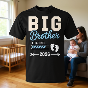 Maglietta per Bambini 'Big Brother Loading' 2026, Abbigliamento Promozionale Premium per Piccoli - Product Image 3