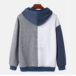 เสื้อฮู้ดผ้าฟลีซสำหรับผู้ชายผ้าฟลีซปักลายไซส์ใหญ่พิเศษสำหรับฤดูหนาว - Product Image 2