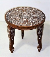 Table basse de style marocain moderne avec incrustations en os, haute qualité, HA HANDICRAFT, option de logo personnalisé pour salle à manger, chambre et salon
