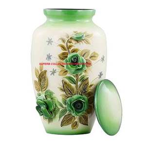 Urnes de crémation les plus vendues et de haute qualité Urnes de cendres peintes à la main USA Vente en gros et fournisseurs - Product Image 1