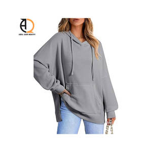 Sudadera Extra Grande para Mujer, 100% Algodón, Suéter Afelpado con Estampado Puff, Tejido Grueso y Transpirable, Estilo Casual de Otoño - Product Image 4
