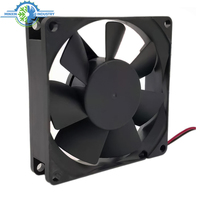 Ventilateur axial de refroidissement CC 80 mm 12 volts 24 volts 80x80x20 Convient aux boîtiers d'ordinateur ou aux refroidisseurs de processeur ou au ventilateur de refroidissement d'ordinateur