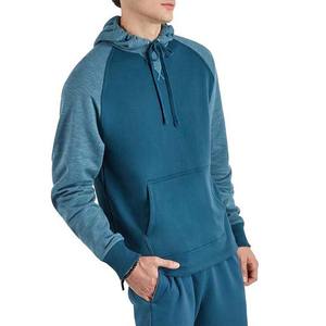 Sweat-shirts unisexes en molleton de coton d'hiver écologiques avec impression de logo personnalisé, broderie en gros, poids lourd, uni, pour hommes - Product Image 4