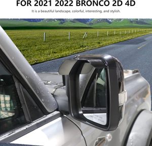 LUMA Siyah Ayna Yağmur Siperliği Koruyucu Kapak Trim Ford Bronco 2021+ 2/4 Kapı Raptor Aksesuarları - Product Image 6