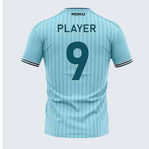Uniforme de fútbol personalizado de alta calidad para adultos, ropa deportiva de poliéster de talla grande, nombre del equipo, logotipo, corte automático directo, servicio OEM - Product Image 2