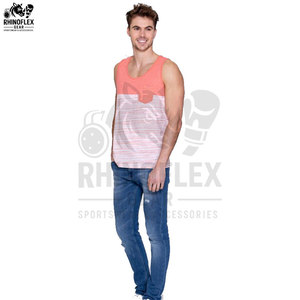 เสื้อกล้ามไร้รอยต่อระบายอากาศได้ดีสำหรับออกกำลังกายในยิมทำจากไม้ไผ่แห้งเร็วโลโก้ตามสั่งสำหรับผู้ชาย - Product Image 2