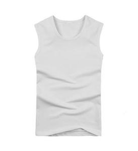 Men's Essential Organic Cotton Tank <b>Top</b> Custom Workout Muscle Print Decoration Knitted Gym Athletic Sport Sleeveless Casual - Product Image 3