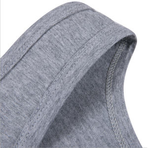 Camiseta sin Mangas Personalizada para Hombre, de Algodón, Corte Recto, para Gimnasio, Entrenamiento, Fitness, Deportes, Transpirable, de Secado Rápido, Ecológica - Product Image 4