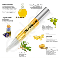 Oalen 3mI Sérum réparateur pour ongles Huile pour cuticules mains et pieds Améliore la croissance et la nutrition des ongles