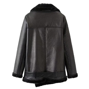 Vente d'hiver Imperméable Design classique Vêtements décontractés Veste en cuir Prix approprié Coupe-vent Veste en cuir Service OEM - Product Image 4