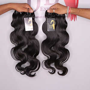 Vendedores de cabello humano de templo indio alineado con cutícula cruda vendedores de cabello de templo recto rizado ondulado sin procesar - Product Image 2