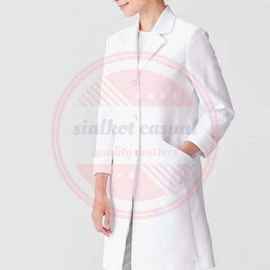 Qualité supérieure Coton Polyester Hôpital Médical Hommes Femmes Médecin Uniforme Blouse De Laboratoire \ Manteaux De Laboratoire En Gros - Product Image 2