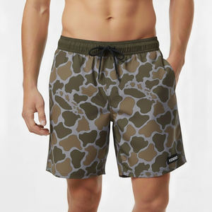 Pantalones Cortos de Pesca y Natación para Hombre, Diseño Nuevo, Transpirables, Cintura Elástica, 100% Poliéster, Secado Rápido, Protección UV - Product Image 1