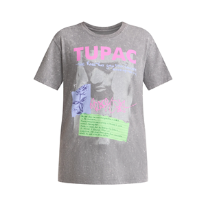 T-shirt vert 100% coton avec logo personnalisé OEM pour femmes, col rond, manches courtes, haut surdimensionné, impression graphique personnalisée, plus décontracté ODM - Product Image 4