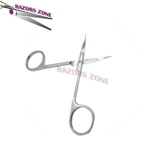 Chuyên Nghiệp Chất Lượng Cao Cong Lớp Biểu Bì Kéo Cho Làm Móng Tay Mới Thiết Kế Vẻ Đẹp Công Cụ Biểu Tượng Tùy Chỉnh Thép Không Gỉ Lưỡi Sắc Nét - Product Image 6