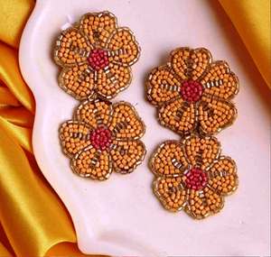 Pendientes de Cuentas de Templo Moedbuille, Pendientes de Cuentas Múltiples Personalizados, Joyería Festiva para Mujer al Mejor Precio - Product Image 3