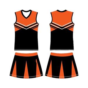 Vestes d'échauffement personnalisées pour cheerleading avec strass pour femmes et jeunes filles, faible MOQ, service OEM, 100% polyester 180g, imprimées par transfert thermique - Product Image 6