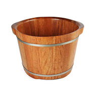 Baignoire pour les pieds en bois, seau, baril, mobilier de salon, spa pour les pieds, fabriqué à la main, en bois de cèdre épais, préservation de la santé, baignoire pour les pieds