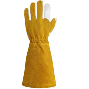 Gants de soudage TIG en cuir de qualité supérieure résistants à la chaleur Gants de soudage au pouce naturels légers - Product Image 4