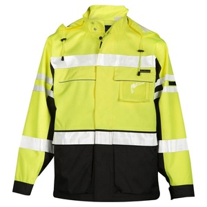 2024 Factory Supply High Quality 100% Polyester <b>Reflective</b> Security Jackets Optimal Multi-Functional Workwear Protection Logo - Product Image 2