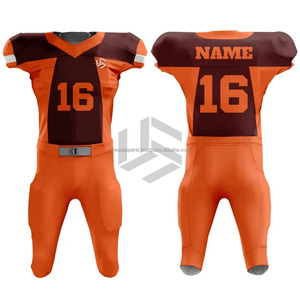 Maillot de football américain personnalisé pour homme, 100% polyester, impression numérique, grande taille, manches courtes, respirant, séchage rapide, nom d'équipe personnalisé - Product Image 3
