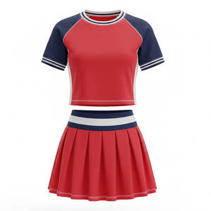 Uniforme Deportivo de Alto Rendimiento y Calidad en Poliéster y Spandex para Equipos, Uniforme de Animadoras, Color y Talla Personalizados para Competencia - Product Image 1