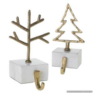 Accesorio de decoración de Navidad de gran venta, soporte de calcetín de Metal de la mejor calidad, diseño antiguo, soporte de calcetín decorativo para el hogar - Product Image 4