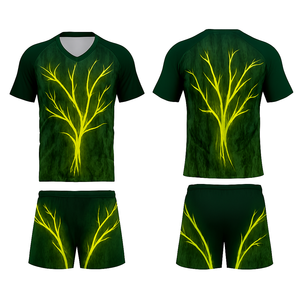 ชุดเครื่องแบบรักบี้วอลเลย์บอลแบบกำหนดเองชุดกีฬาโพลีเอสเตอร์100% แห้งเร็วระบายอากาศได้ดีชุดฝึกทีมยูนิเซ็กซ์ติดโลโก้ได้ตามต้องการ - Product Image 6