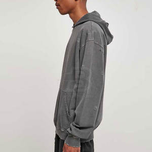 Dernier modèle de sweats à capuche en détresse pour hommes Vêtements de rue d'hiver Col à capuche Vente en gros au Pakistan au meilleur prix - Product Image 3