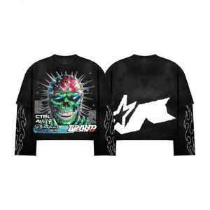 Nouveauté 2026, vente chaude, fabrication, sweat-shirts à capuche en molleton français 100% coton, coupe classique, uni, logo brodé personnalisé - Product Image 2