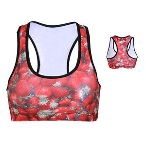 Soutien-gorge de sport personnalisé 2026 pour filles, haute qualité, dos nu, impression numérique, grande taille, dentelle frontale, maintien élevé - Product Image 4