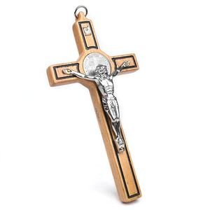 Divino Acero inoxidable Art Deco Jesucristo pared Cruz colgante decoración religiosa para el hogar Iglesia sala de oración y regalo espiritual - Product Image 5