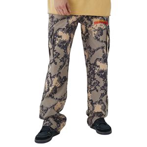 กางเกงวอร์มลำลองผู้ชายลายพรางพิมพ์โลโก้แบบสกรีน 6 กระเป๋า ทรงหลวม รุ่นใหม่ล่าสุด ปี 2025 - Product Image 1