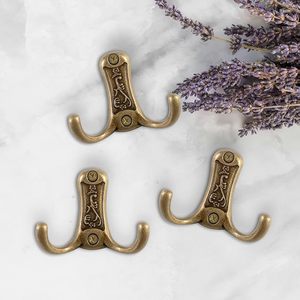 Heavy-Duty Double Prong Coat <b>Rack</b> Wood Scarf Hooks <b>Rails</b> Home Organisation Wall Mounted Living Room Bathroom Kitchen Door Use - Product Image 3