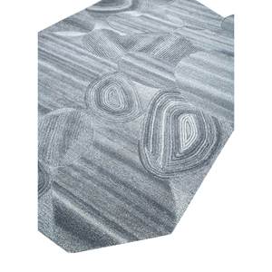 Abstract Pattern <b>Hand</b> <b>Tufted</b> Wool & Viscose <b>Rugs</b> Grey & Black 'Pathways' for Home Decor-Tnq-1261 - Product Image 2