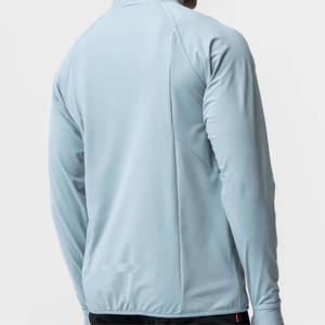 Wholesale Mens Athletic Hoodie Breathable Long Sleeve Half Zip Pullover Hoodie for Fitness <b>Yoga</b> Jogging and Casual Streetwear - Product Image 3