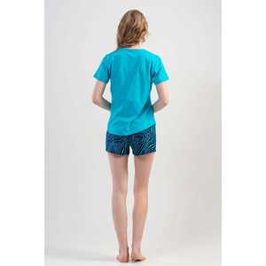 T-Shirt da Donna BAYAN O YAKA KISA KOL ETEGI OVAL SORT <span class=keywords><strong>TK</strong></span> - Product Image 1