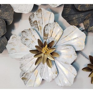Décoration murale d'art forme personnalisée art mural suspendu en métal grande taille conception de fleurs meilleure qualité cadeaux d'anniversaire et d'anniversaire - Product Image 5